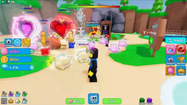 How To Equip 9 Pets In Bubble Gum Clicker (Roblox) смотреть онлайн