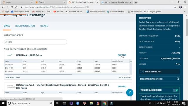 How to download Historical stock price from Quandl for Free смотреть онлайн