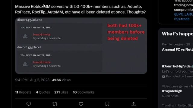 Roblox BlackMarket DELETED? ?(Roblox Trading Middleman Discord Servers/Sites Over??) смотреть онлайн