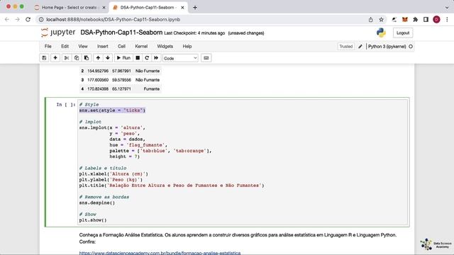 Usando Matplotlib, Seaborn, NumPy e Pandas na Criação de Gráfico Estatístico смотреть онлайн