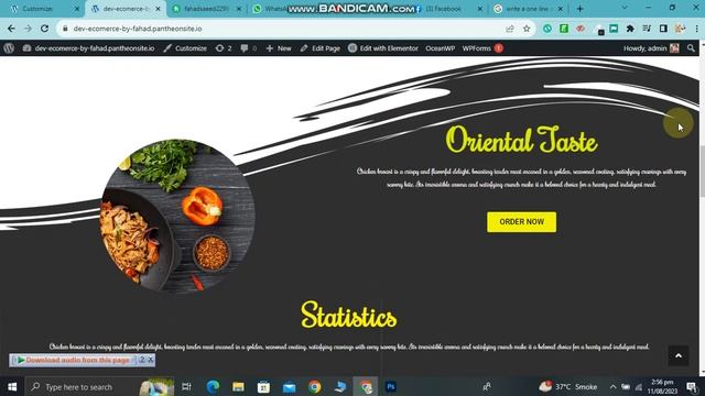 Restaurant Website Designed By using Wordpress смотреть онлайн