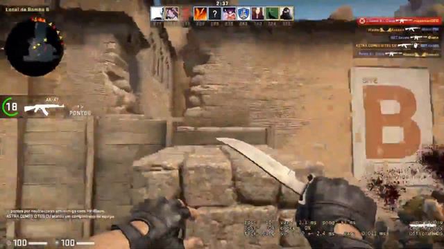 CS:GO DOS *RETARDADOS* C/ BOT KAZZIO E ASTRA смотреть онлайн