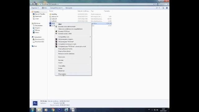 Como baixar e instalar PhotoShop CS6 completo PT-BR 2017 смотреть онлайн