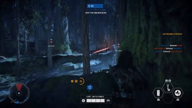Epic 80 Killstreak With Wookie Warrior! - STAR WARS Battlefront 2