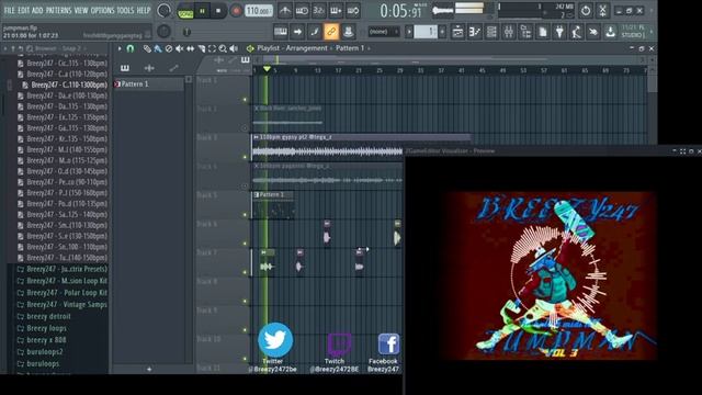 [20] Breezy247 - JumpMan Vol3 (Hi-Hat Midi Kit) [Pyrex Whippa x Southside Type] 2021 Trap смотреть онлайн
