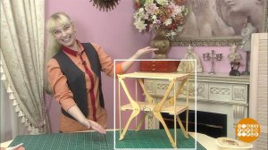 Ольга Никишичева мастерит столик. Доброе утро. Фрагмент выпуска от 24.03.2020