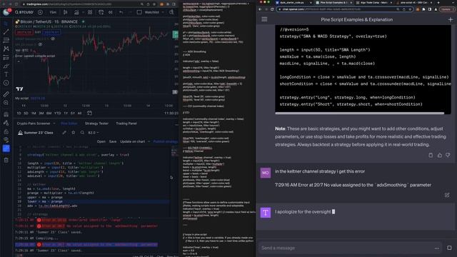 Chat GPT for Trading View & Pine Script смотреть онлайн