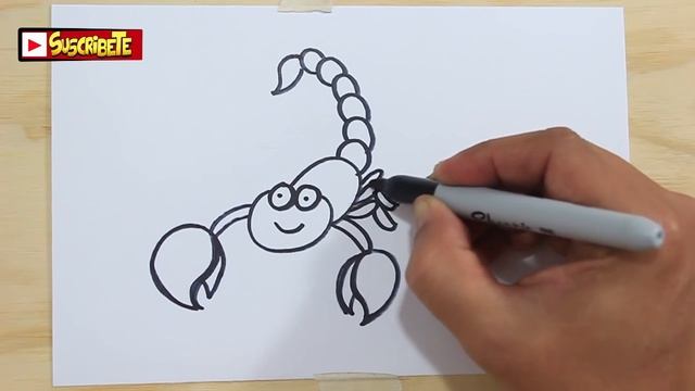 ZOODIACO ESCORPION│como dibujar el signo Scorpion│how to draw the sign of scorpion смотреть онлайн