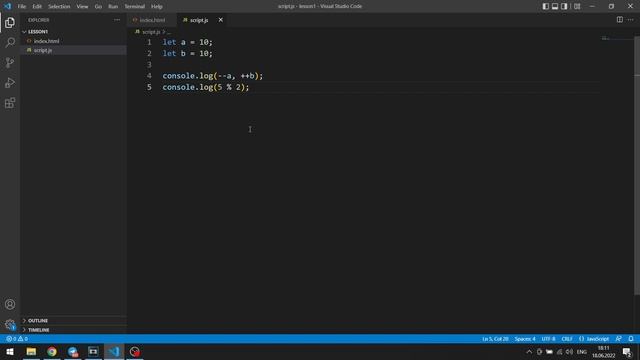 #4 JAVASCRIPT С НУЛЯ ДЛЯ НАЧИНАЮЩИХ | Операторы JS смотреть онлайн