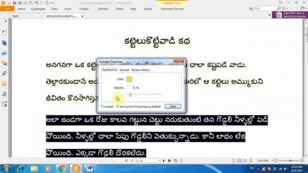 Read aloud any pdf with your own voice with audio text sync using free Foxit Reader 8.3