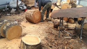 Китайская бензопила  Stihl MS 362 в работе