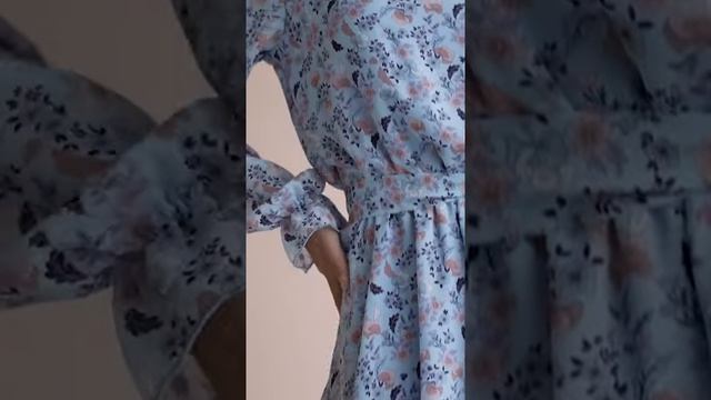 Весеннее шифоновое платье смотреть онлайн