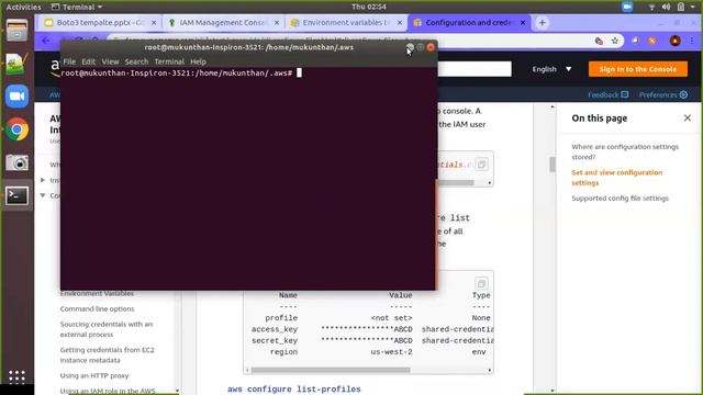 AWS Boto3 - Configuring Access key & Secret Access key смотреть онлайн