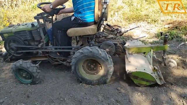 Самодельный трактор из мотоблока ZUBR 10л.с. 3 часть смотреть онлайн