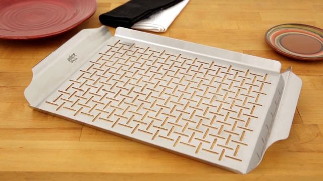 Перфорированный противень для гриля Weber Style - МИР МАНГАЛОВ смотреть онлайн