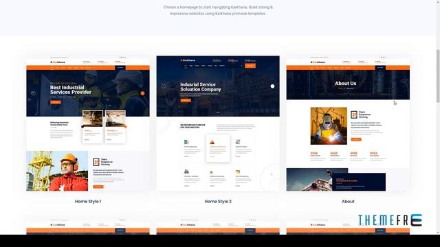 Karkhana - Industry amp Factory WordPress Theme смотреть онлайн