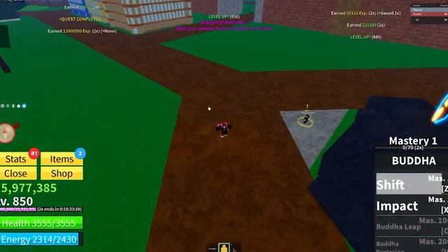 Level 0 to 2450 In Roblox Blox Fruit - Ep.5 (LEVEL 1000) смотреть онлайн