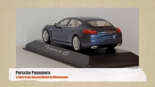 Model Showcase: Porsche Panamera Metallic Blue - 1/43rd Diecast Scale Model Car by Minichamps смотреть онлайн