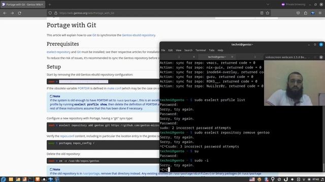 Portage with git on gentoo (changing sync type from rsync to git) смотреть онлайн