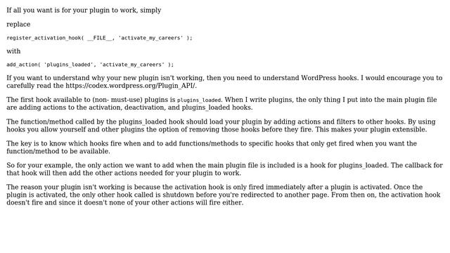 working Custom Post Type and Widget code no longer works when moved from functions.php to plugin смотреть онлайн
