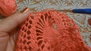 Красивая  скатерть, связанная крючком из  пряжи "Ирис"