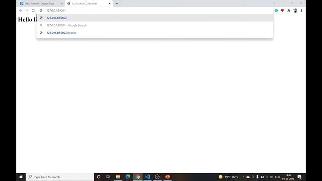 Python flask tutorial #2 add_url_rule()+Dynamic URL Binding+ Rendering Template file with .py Files смотреть онлайн