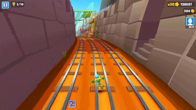Subway Surfers #63 Новый сёрфер Tankbot в Перу на сёрфдоске Tumi Zap Sideways! На весь экран смотреть онлайн