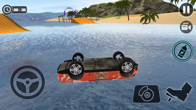 Floating Water Surfer Car Driving 3D Beach Racing Best Android GamePlay #3 смотреть онлайн