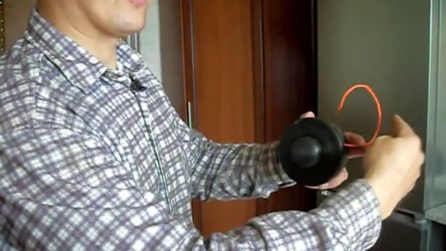 Как намотать леску на разные катушки мотокосы. смотреть онлайн