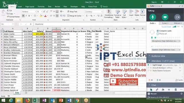 2nd Class for VBA Macros Power Programming in Hindi смотреть онлайн