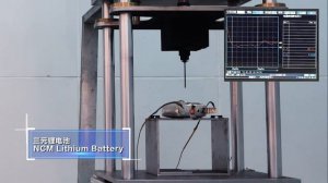 Blade battery test, тестирование blade battery на надёжность при пробитии.