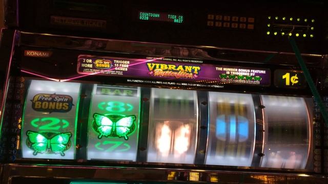 Slot Machine Konami vibrant butterfly смотреть онлайн