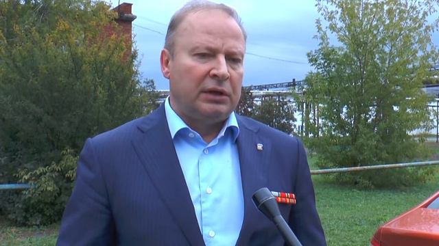 Округ посетил первый заместитель председателя Законодательного собрания  области В.А. Шептий