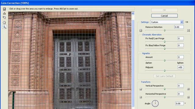 2.8 Correcting Image Distortion: Adobe Photoshop CS4 video смотреть онлайн