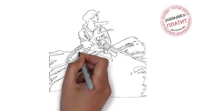 Как нарисовать лодку смотреть онлайн