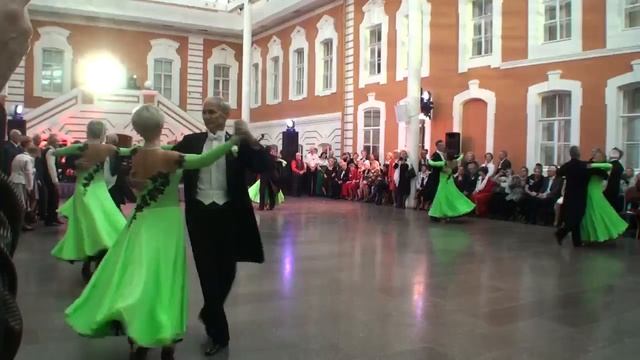 20121012 Ансамбль бального танца "Этюд". "Вальс с фигурами". смотреть онлайн