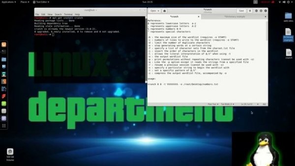 How to make a wordlist or dictionary in kali linux WPA/WPA2 crack requirement