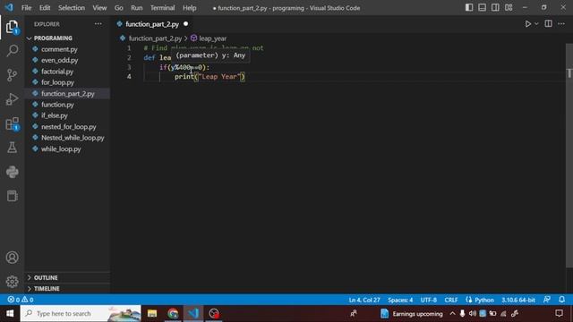 leap year program in python | python leap year program | leap year in hindi | python program | leap смотреть онлайн
