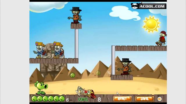 Plants vs Zombies Flash Games collection смотреть онлайн