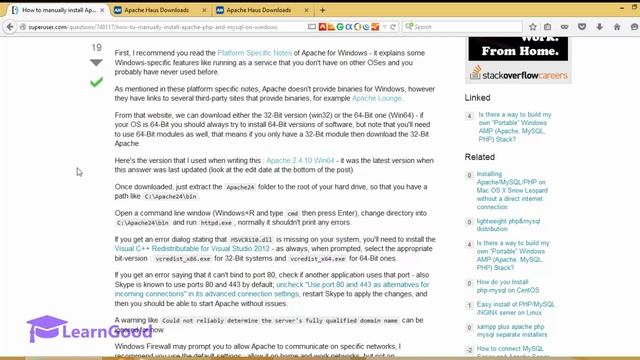 Moodle Administration Tutorial: Apache 2.4 installation смотреть онлайн