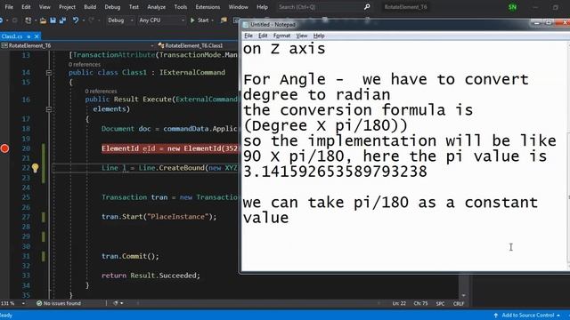 #RevitAPI Revit API using C# | Rotate the elements смотреть онлайн