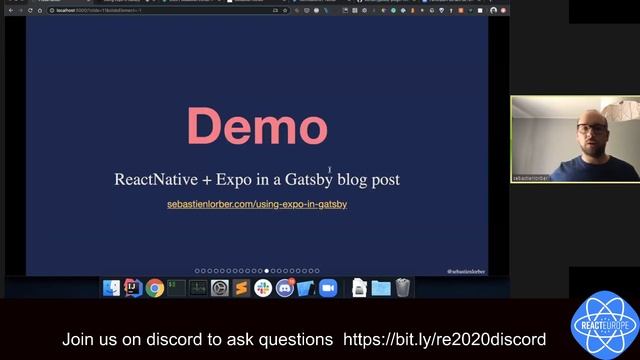 Jamstack + React Native - Sebastien Lorber aka @sebastienlorber at @ReacteuropeOrgConf 2020 смотреть онлайн