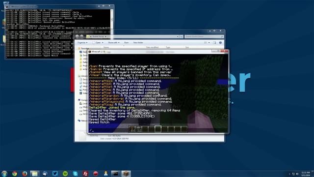 Minecraft Bukkit Server Tutorial - Ep. 3 - Basic Commands смотреть онлайн