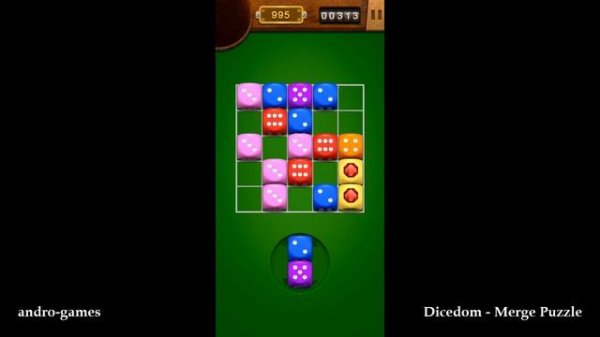 Dicedom - Merge Puzzle (by Fun Free Fun) - free match 3 puzzle game for Android and iOS - gameplay.