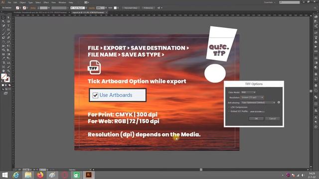 HOW TO EXPORT TIFF IN ILLUSTRTOR AI смотреть онлайн