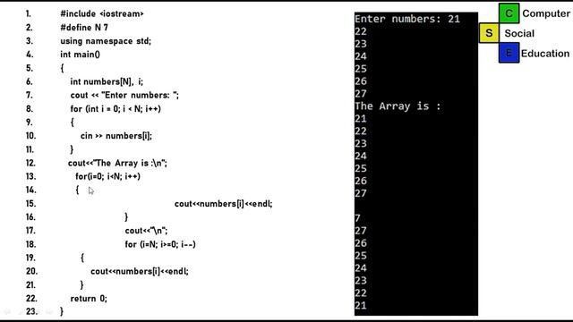 Array Operation, Array traverse, Array Searching, Array sorting смотреть онлайн