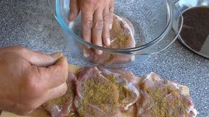 Отбивной шашлык на мангале Шашлык из отбивной свинины Что и как приготовить с мяса Новогодний рецеп