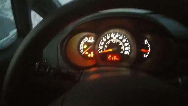 Kia Rio 2013 cold start. -30C смотреть онлайн