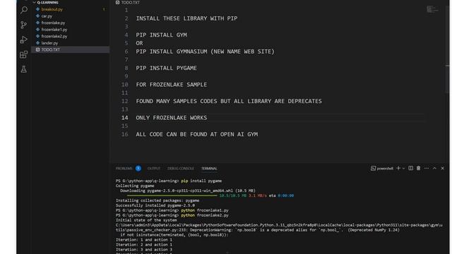 set up a simple open ai gym simulation in vscode смотреть онлайн