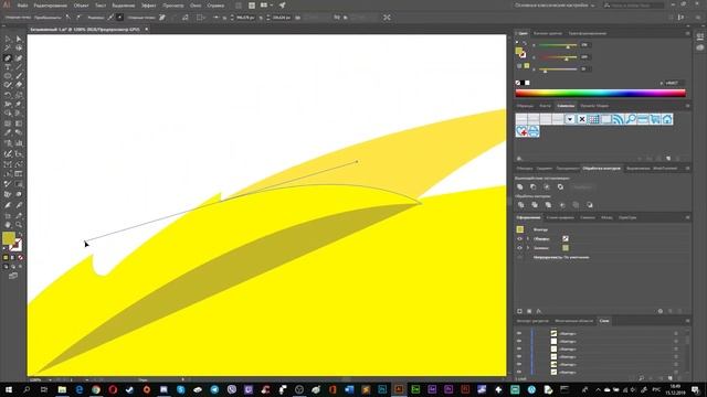 Уроки Adobe Illustrator CC / Как нарисовать line иконку / Дракон / logo / логотип смотреть онлайн